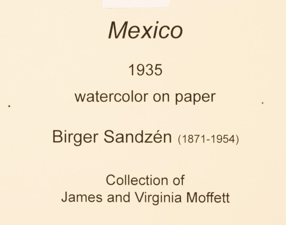 Artwork by Birger Sandzén, Untitled, Made of Watercolor