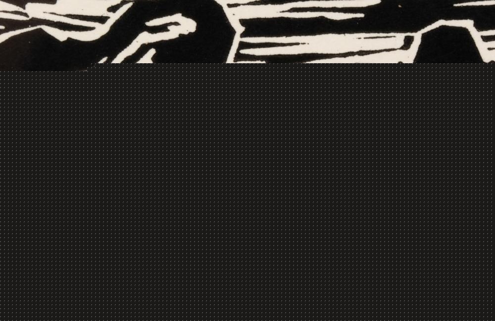 Artwork by Birger Sandzén, Colorado Stream, Made of Linocut