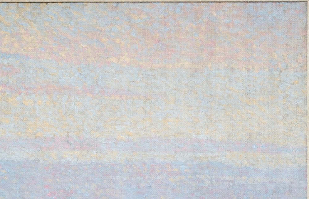 Artwork by Birger Sandzén, Western Kansas Late Evening, Made of Oil On Canvas