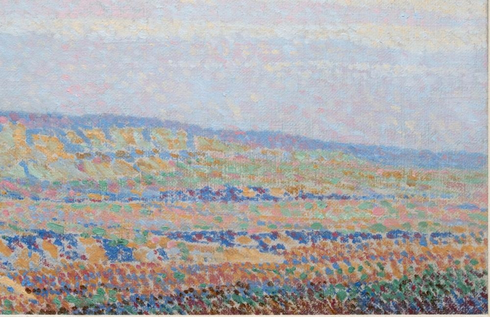 Artwork by Birger Sandzén, Western Kansas Late Evening, Made of Oil On Canvas