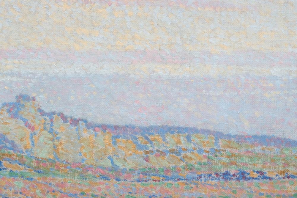 Artwork by Birger Sandzén, Western Kansas Late Evening, Made of Oil On Canvas