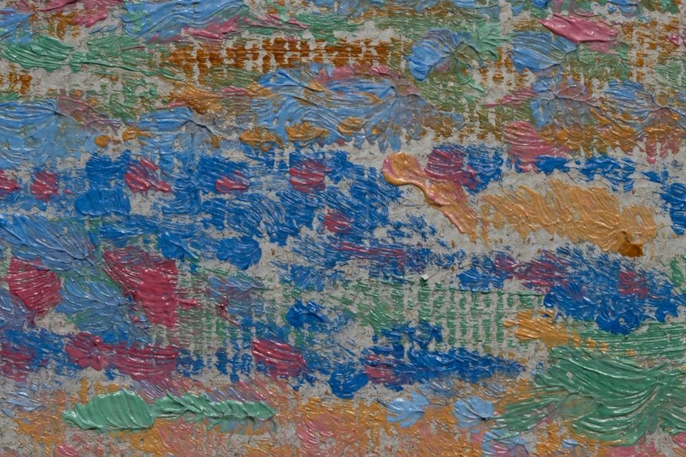 Artwork by Birger Sandzén, Western Kansas Late Evening, Made of Oil On Canvas