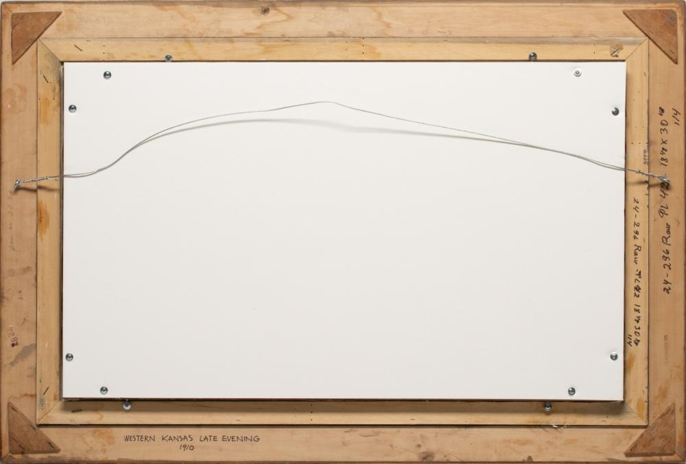 Artwork by Birger Sandzén, Western Kansas Late Evening, Made of Oil On Canvas