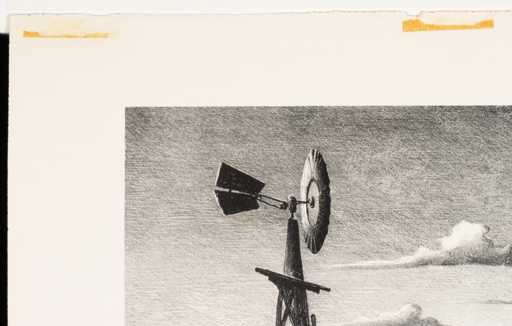 Artwork by Thomas Hart Benton‏, West Texas, Made of Lithograph