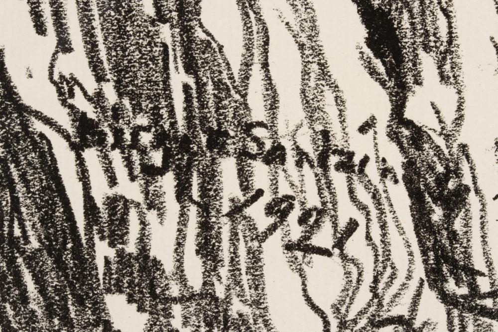 Artwork by Birger Sandzén, In the Black Canyon, Made of Lithograph