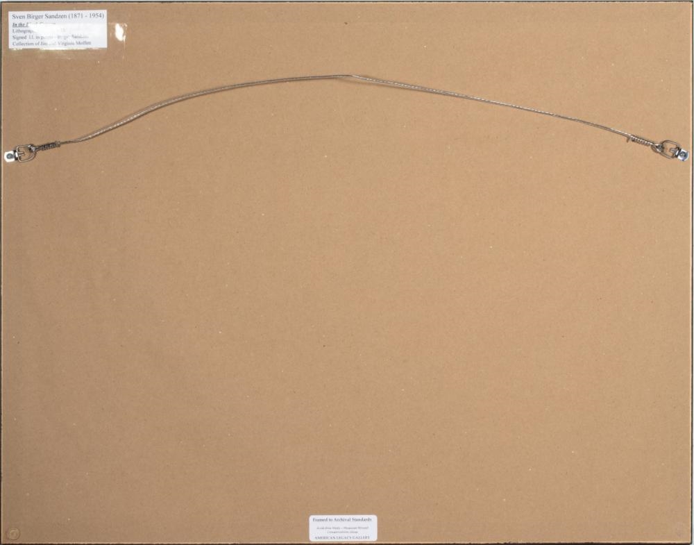 Artwork by Birger Sandzén, In the Black Canyon, Made of Lithograph