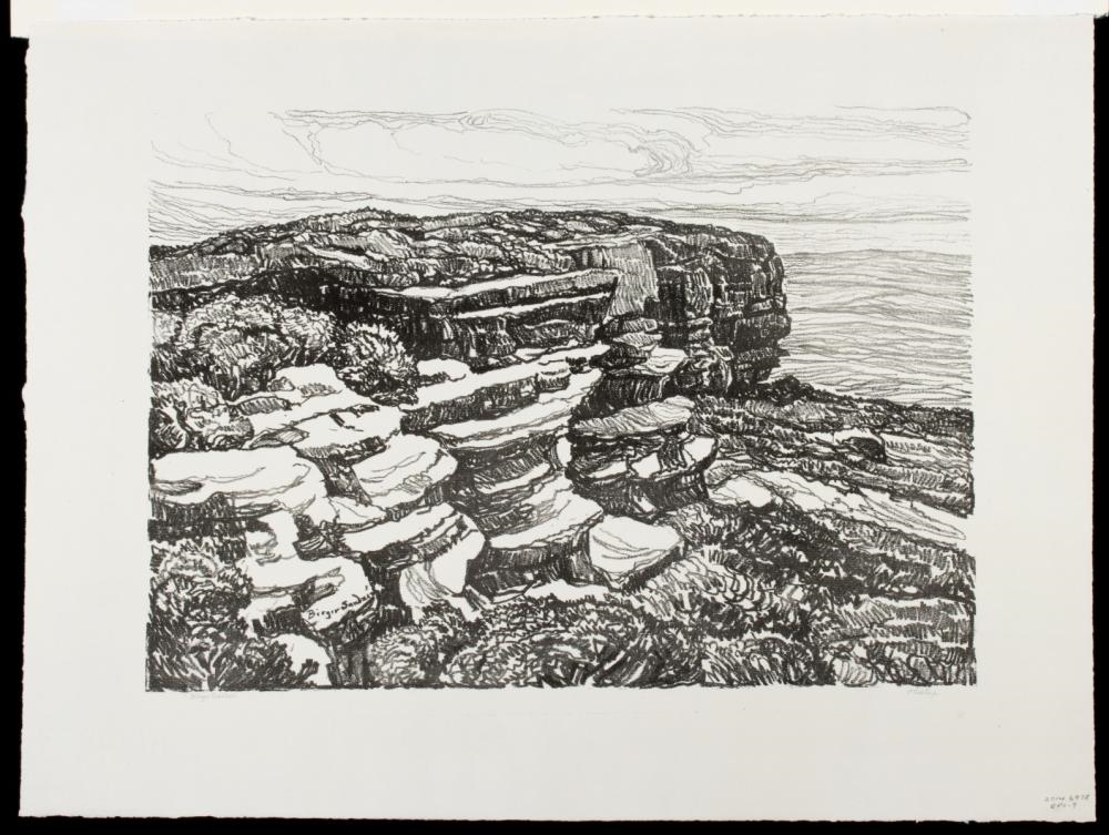 Artwork by Birger Sandzén, Hilltop, Made of Lithograph