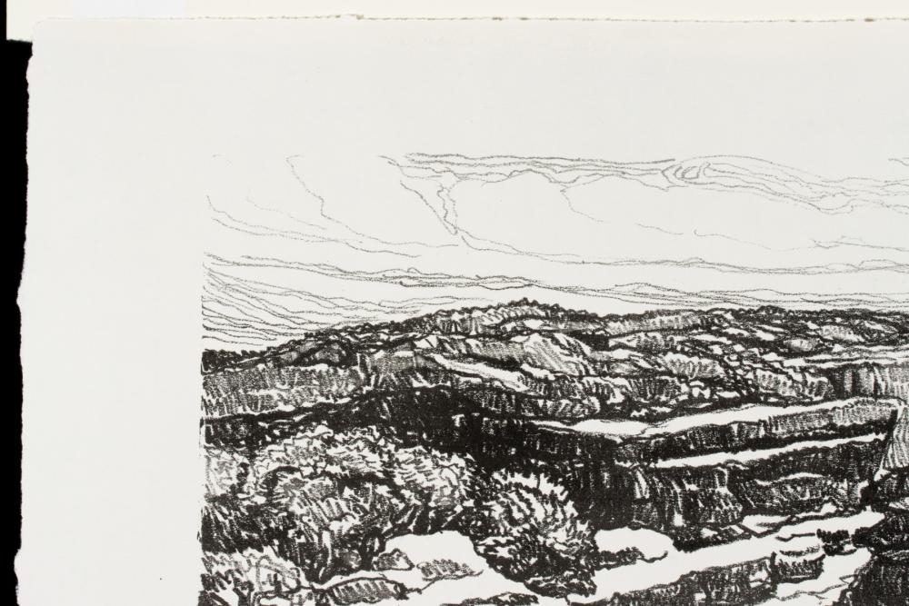 Artwork by Birger Sandzén, Hilltop, Made of Lithograph