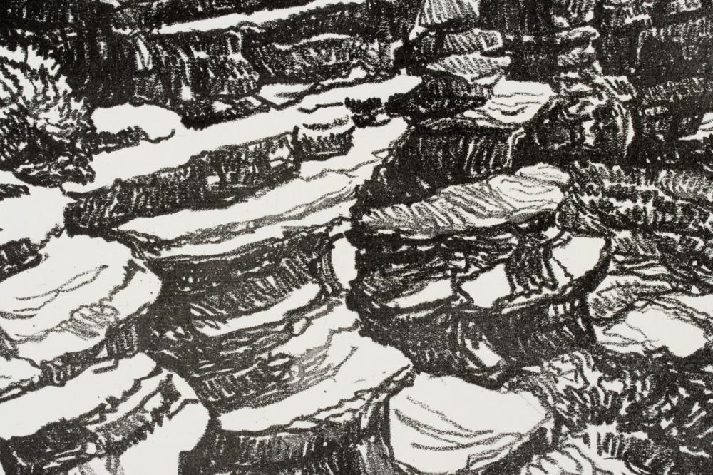 Artwork by Birger Sandzén, Hilltop, Made of Lithograph