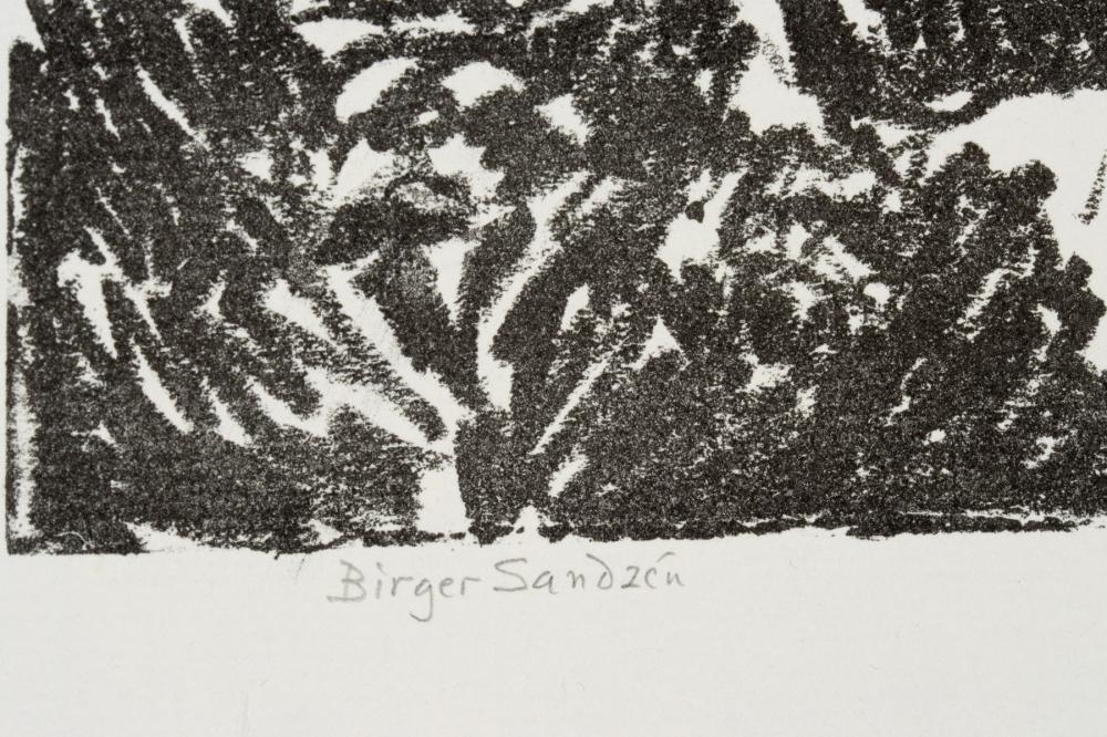 Artwork by Birger Sandzén, Hilltop, Made of Lithograph
