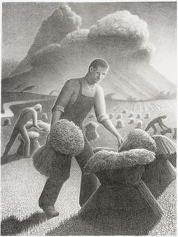 Approaching Storm - Grant Wood