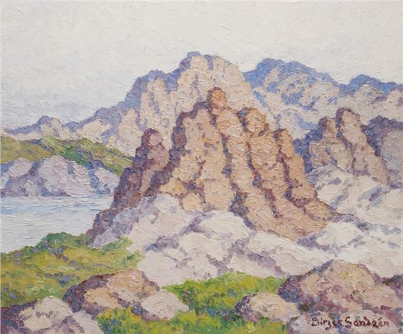 Glimpse of Lake Mead, Nevada