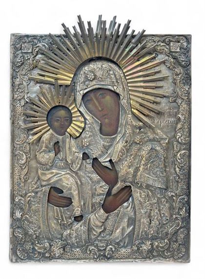 Icon of the Mother of God with Three Hands by Russian School, 19th Century, First half of the 19th century