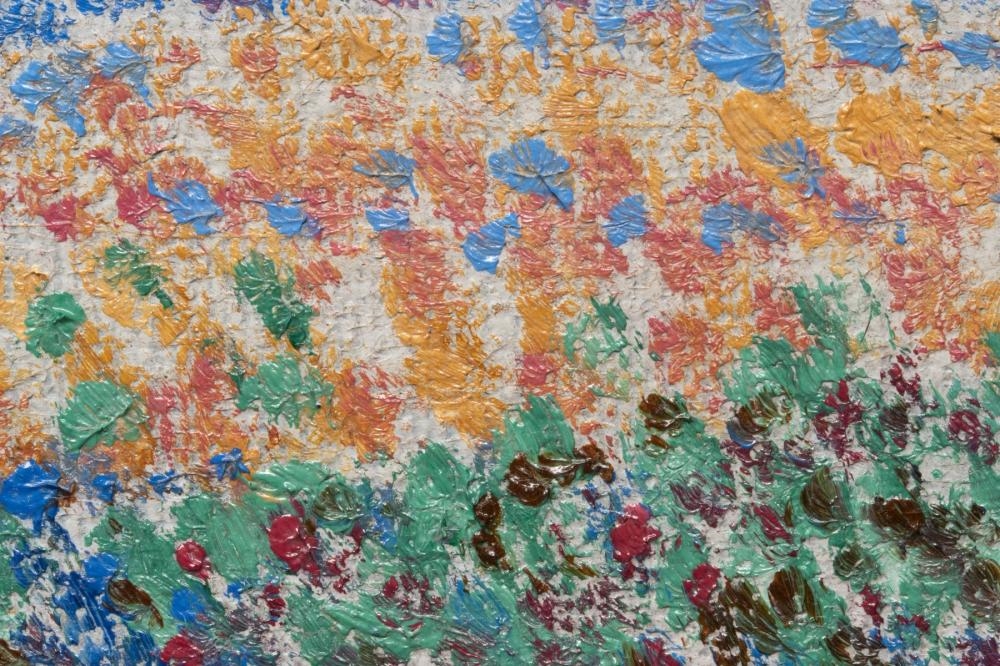 Artwork by Birger Sandzén, Western Kansas Late Evening, Made of Oil On Canvas