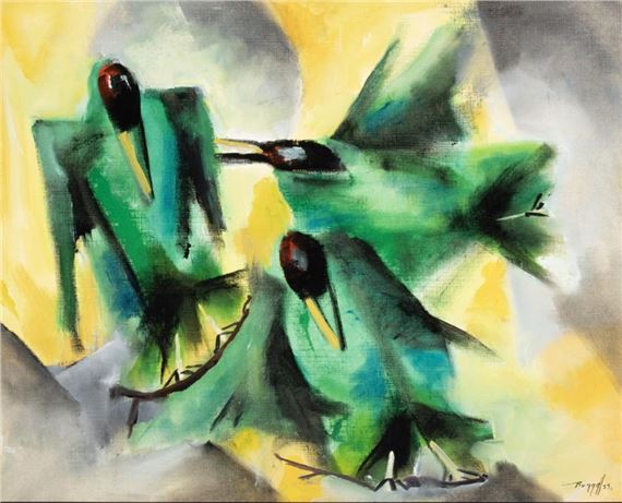 Charles Ragland Bunnell | Crows (1959) | MutualArt