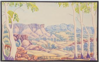 Ghost Gums South East of Mt Sonder - Cordula Ebatarinja