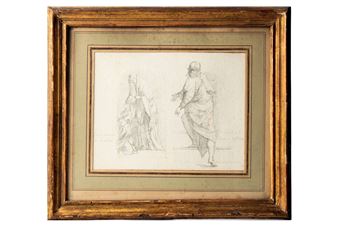 Double study: after Carlo Marata, in the Vatican; after Raphael, the School of Athens