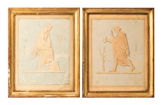 Allegory of Thought - Allegory of Doubt - Alexandre-Évariste Fragonard