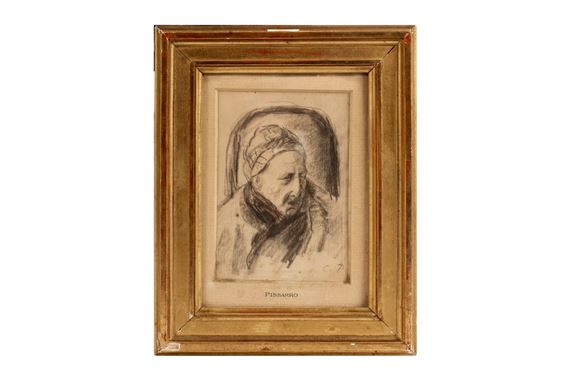 Presumed portrait of Marie Larchevêque - Camille Pissarro