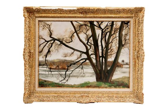 Painted landscape near Amboise