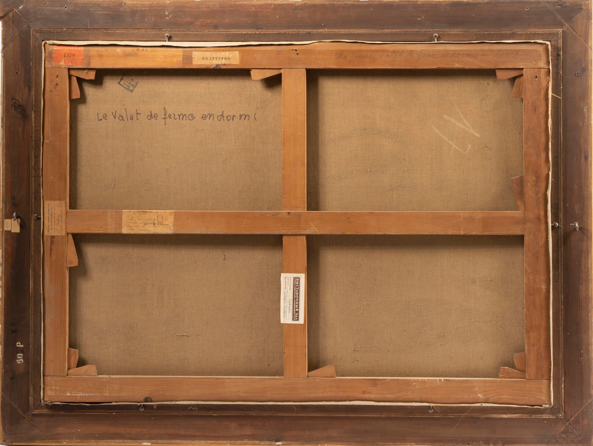 Artwork by André Fougeron, The Sleeping Farmhand, Made of Oil On Canvas