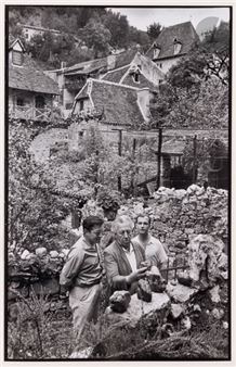 André Breton at Saint-Cirq-Lapopie