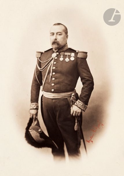 Artwork by Gustave le Gray, Memories of the Châlons camp to General Manèque, Made of Albumen Prints From Collodion Glass Negatives