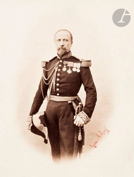 Artwork by Gustave le Gray, Memories of the Châlons camp to General Manèque, Made of Albumen Prints From Collodion Glass Negatives