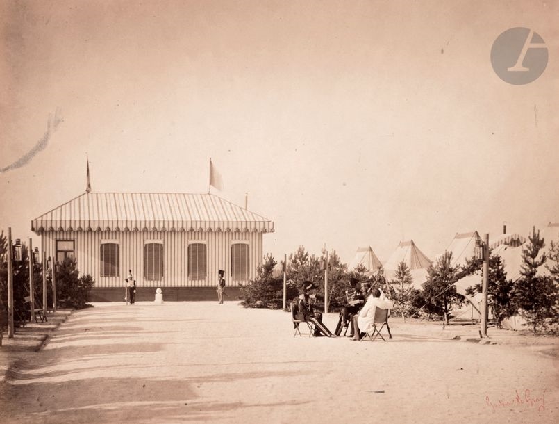 Artwork by Gustave le Gray, Memories of the Châlons camp to General Manèque, Made of Albumen Prints From Collodion Glass Negatives