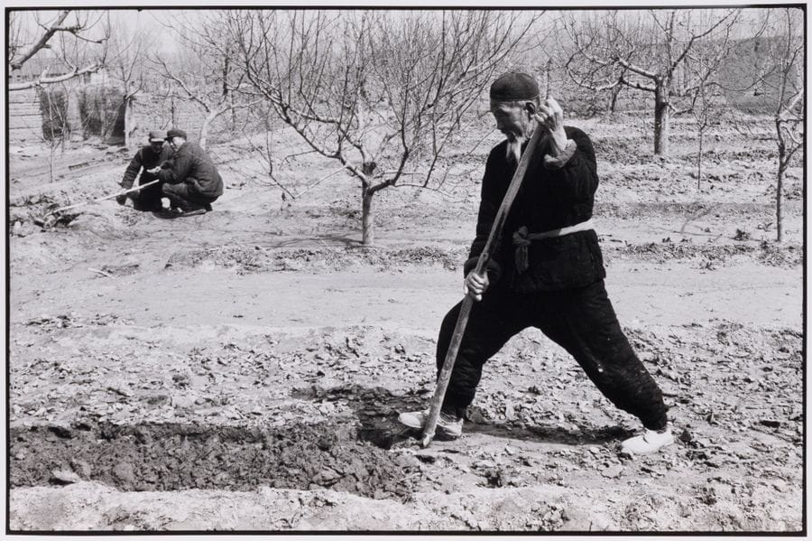 Artwork by Martine Franck, Shaanxi, Feng Hou commune. China, 1980, Made of Vintage Silver Print