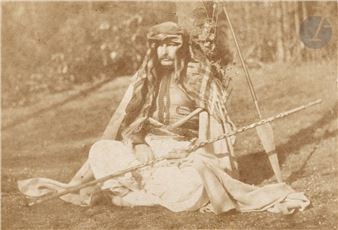 Portrait of an Arab Sheikh - Ernest Benecke