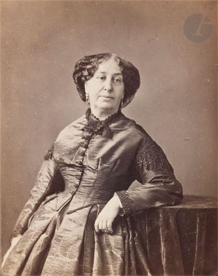 George Sand by Gaspard-Félix  Tournachon, c. 1864-1865