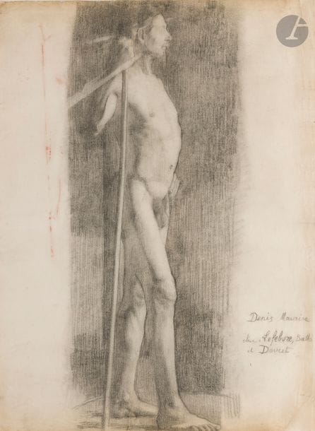 Artwork by Maurice Denis, Male Academy, Made of Black Pencil