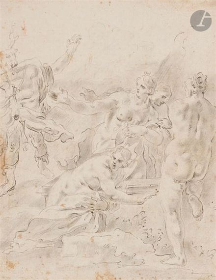 Diana and Actaeon by Italian School, 18th Century, circa 1700