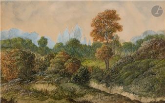 Landscape with trees