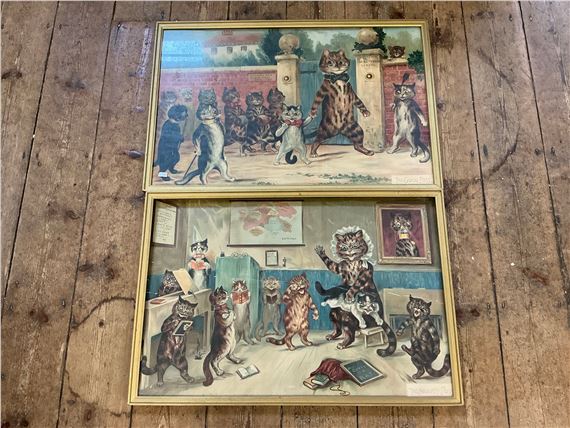 The Good Puss & the Bad Puss - Louis Wain