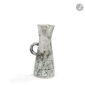 Birds and signs in squares - Jacques Blin