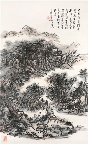 Encounter in Secluded Mountains, 1952 - Huang Binhong