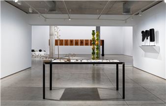 M'Barek Bouhchichi: Les Graines Noires: Black Seeds - Selma Feriani Gallery, Tunis