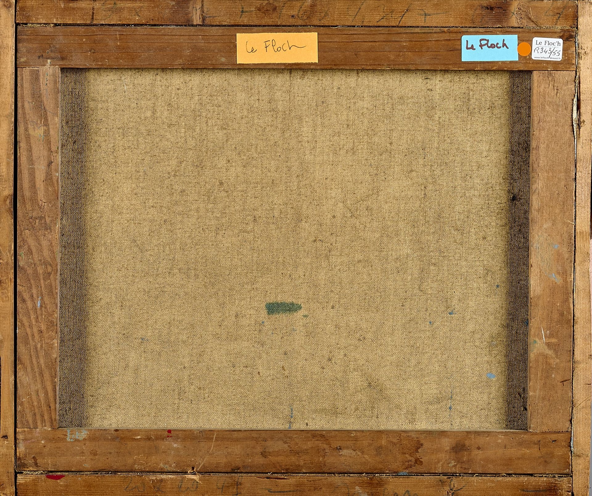 Artwork by Fernand Laval, Lively alley, Made of Oil On Canvas