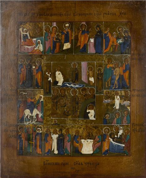 Scenes from the life of Christ by Russian School, 19th Century, 19th century