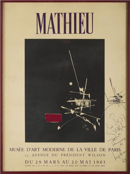 Mathieu Georges | Poster for the Mathieu exhibition at the MusÃ©e d'Art ...