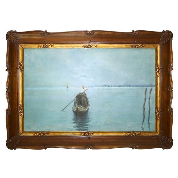 G. Rossi | Lagoon and gondola (20th Century) | MutualArt