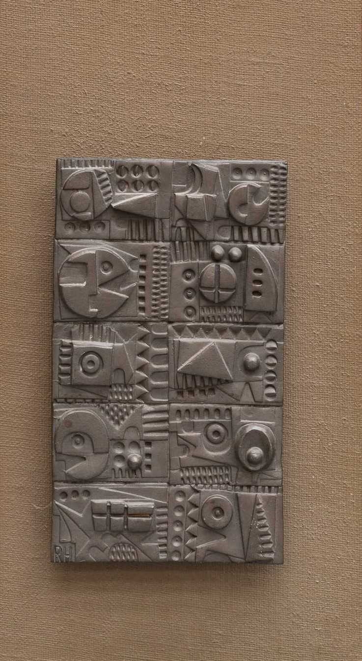 Artwork by Ron Hitchins, Abstract, Made of Iron, Resin And Glass Fibre