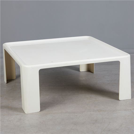 Quadratischer Beistelltisch / Couchtisch Modell 'Amanta by Mario Bellini, 1960er