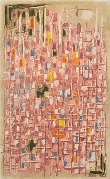 Abstract composition - Roger Bissière