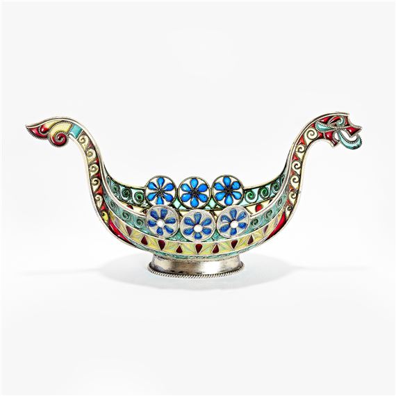 Vikingskip by Gustav Gaudernack, 1895-1900