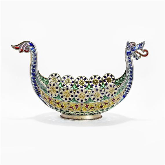 Vikingskip by Gustav Gaudernack, 1895-1900