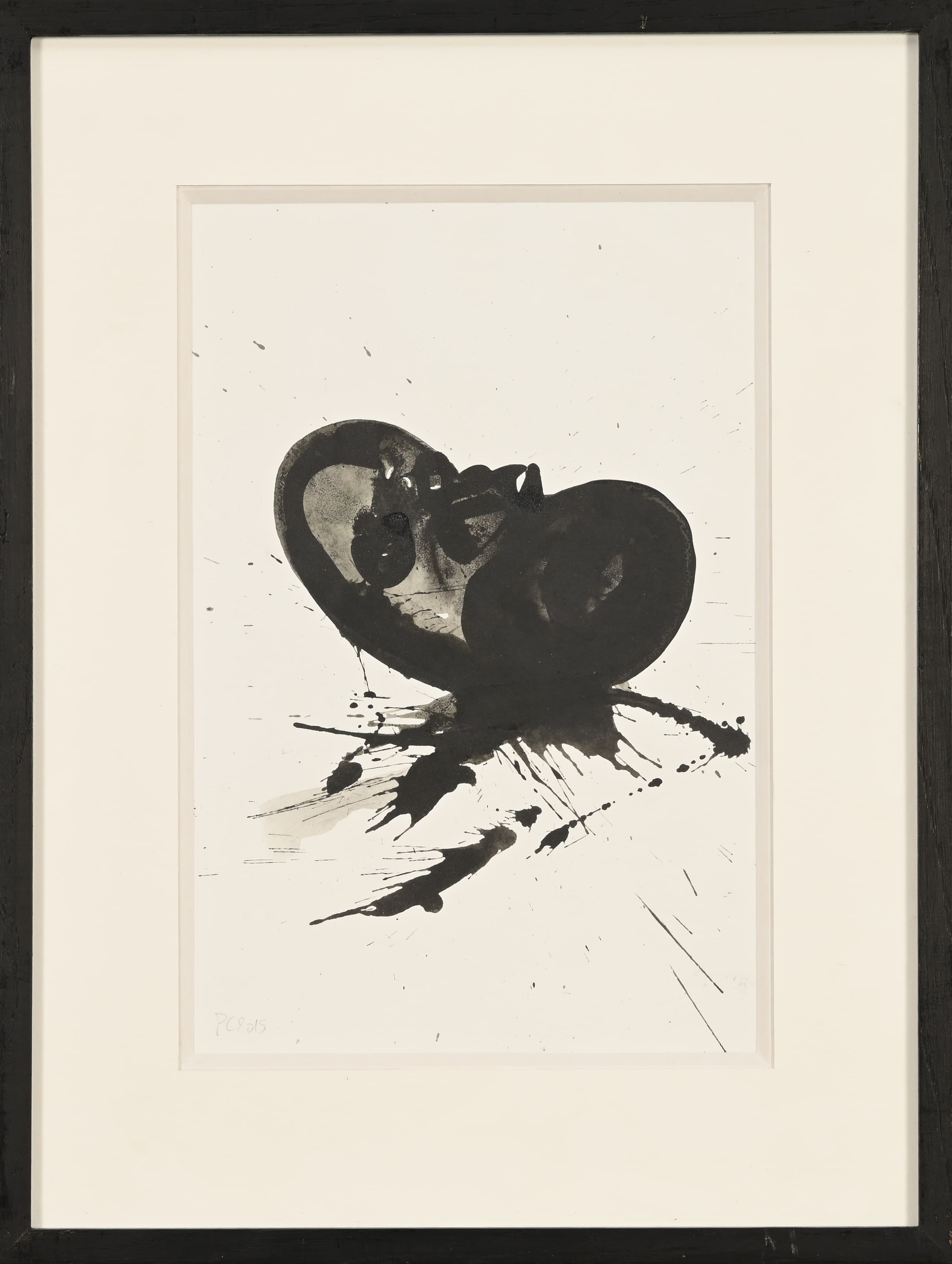 Artwork by Philippe Cognée, Sans titre, Made of ink on paper