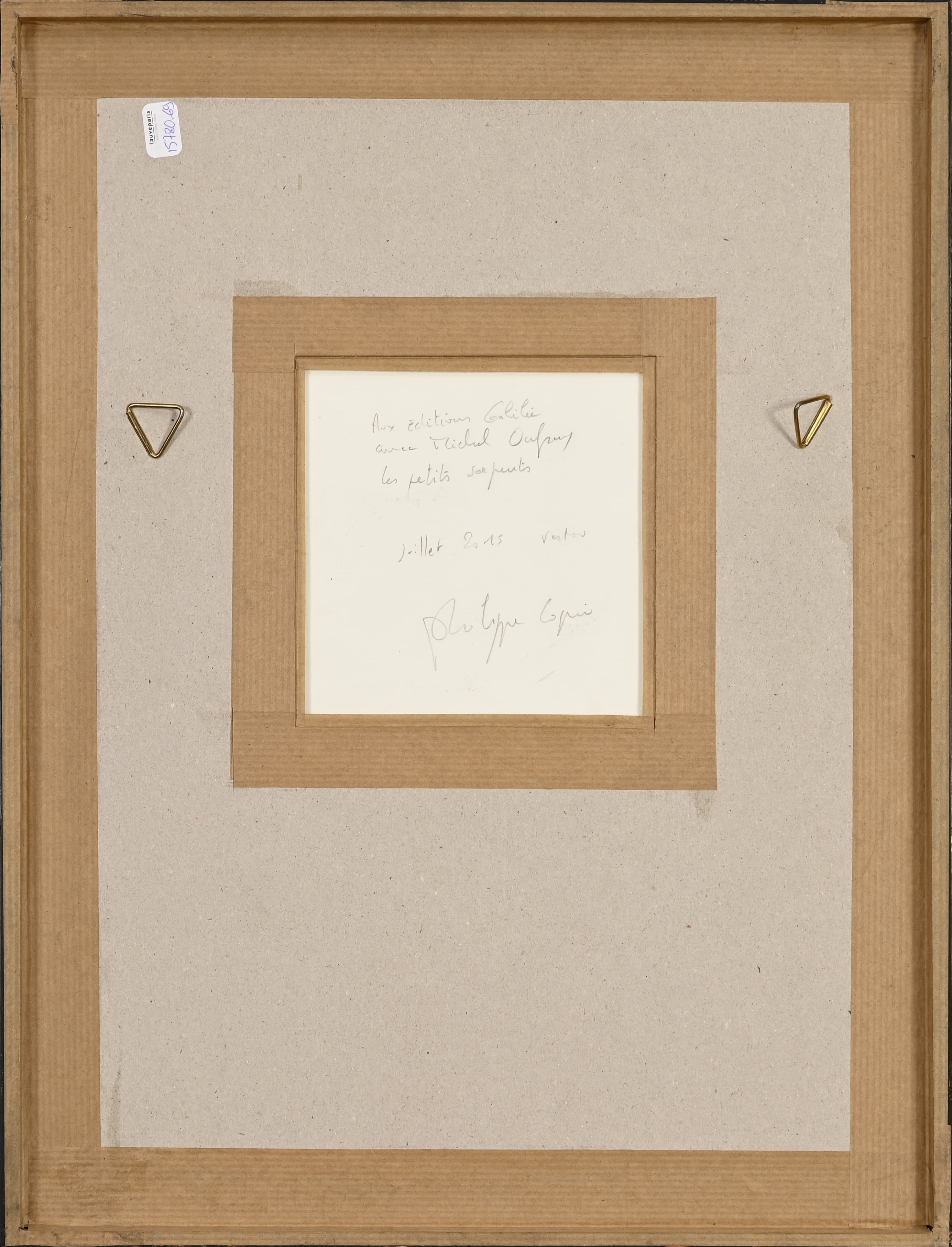 Artwork by Philippe Cognée, Sans titre, Made of ink on paper